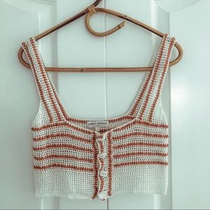 Opening Ceremony Crochet Crop Top